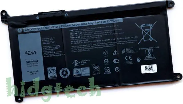 Main image of New JPFMR 42Wh Battery For Chromebook 3400 5488 5493 5593 Series 31CP5/57/80