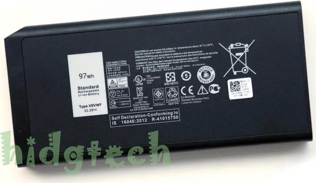 Main image of 97Wh New X8VWF Laptop Battery for Dell Latitude 14 5404 E5404 E7404 14 7404 Series 31CR18/65-3