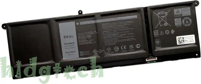 Main image of New V6W33 15V 54Wh Battery for Inspiron 14 7400 7415 2-in-1 / Inspiron 15 3515 5310 5410 5415 5510 5515 / Latitude 13 3320 Series 41CP5/65-70