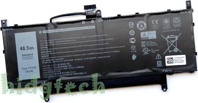 Main image of New V5K68 Battery for Latitude 9510 9520 2-in-1 Series HYMNG N2NLL 21CP4/60/81-2