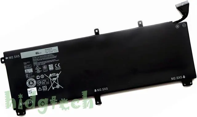 Main image of New T0TRM 61Wh Battery For XPS 15 9530 Precision M3800 Series 7D1WJ 0H76MY Y758W  31CP6/44/77-2