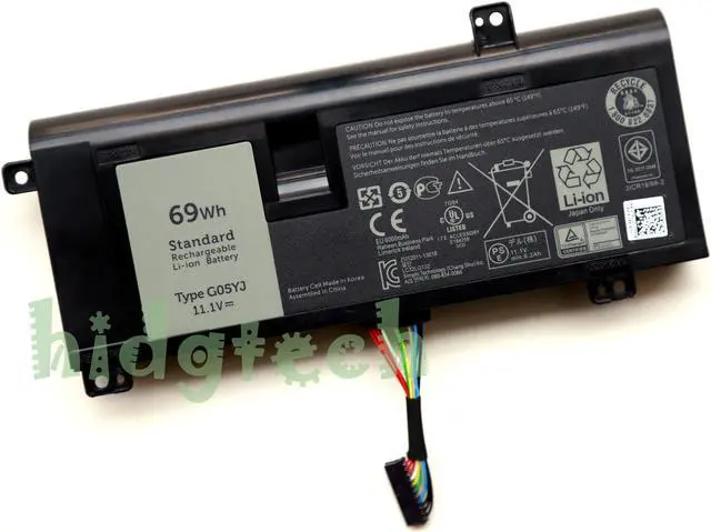 Main image of New G05YJ 69Wh Battery for Alienware 14 A14 M14X R3 R4 ALW14D Y3PN0 P39G 31CR19/66-2