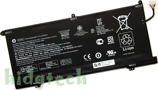 Main image of SY03XL New Battery for HPChromebook X360 14 G1 / X360 14-DA / X360 14-DA0011DX / X360 14-DA0021NR Series HSTNN-DB8X L29913-221 L29913-2C1 L29959-002 L29959-005