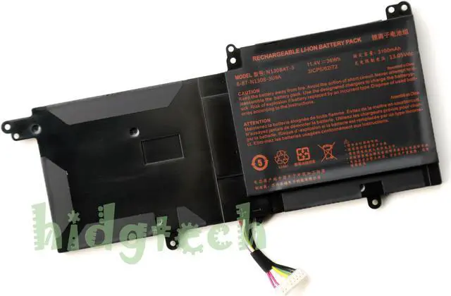 Main image of New N130BAT-3 Battery for Clevo N130BU N130WU N131BU N131WU NP3130 Series