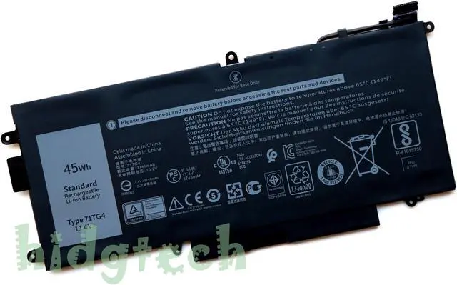 Main image of 45Wh New 71TG4 Battery for Latitude 3189 5289 7280 7389 7390 2-in-1 Series