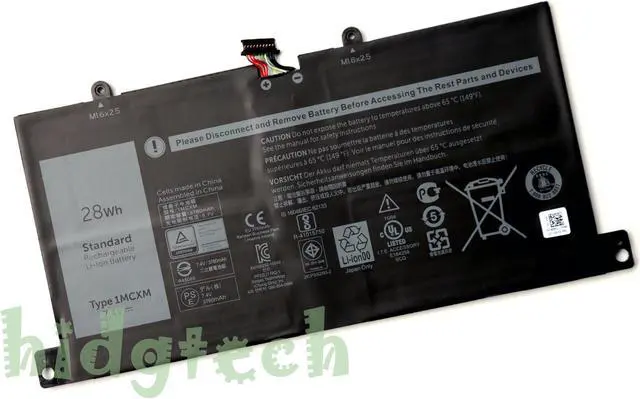 Main image of New 1MCXM Battery for Latitude 11 5175 Mobile Keyboard dok K12 PKG3N G3JJT 21CP3/52/93