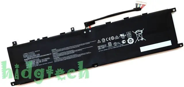 Alt view image 5 of 6 - NEW BTY-M57 Laptop Battery for MSIGP66 GP76 MS-17K3 MS-1543/17K3 Leopard 10UE 10UG 10UH 11UG 11UH 11UG-018 12UGS-419 Series 4ICP6/35/140