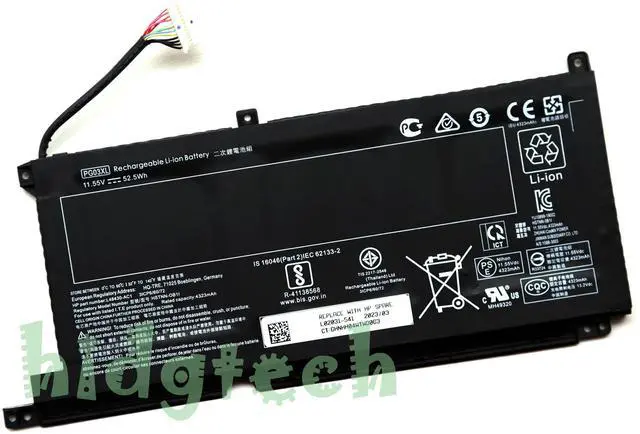 Main image of PG03XL New Laptop Battery for HPPavilion Gaming 15-DK 15-DK0000 15-dk0020TX 15-ec0000 Series HSTNN-OB1I L48430-AC1 L48495-005