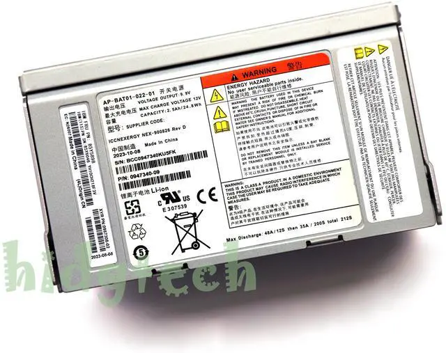 Main image of 2023 Year New 85Y5898 85Y6046 00AR300 00AR301 for IBM V7000 Battery 31FR27/66