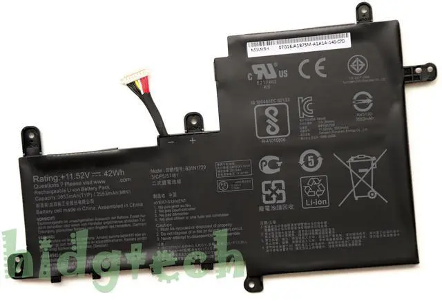Main image of NEW B31N1729 Battery For Asus VivoBook S15 S530F S530FA S530UA S530UN X530FN S5300F Series 31CP5/57/81