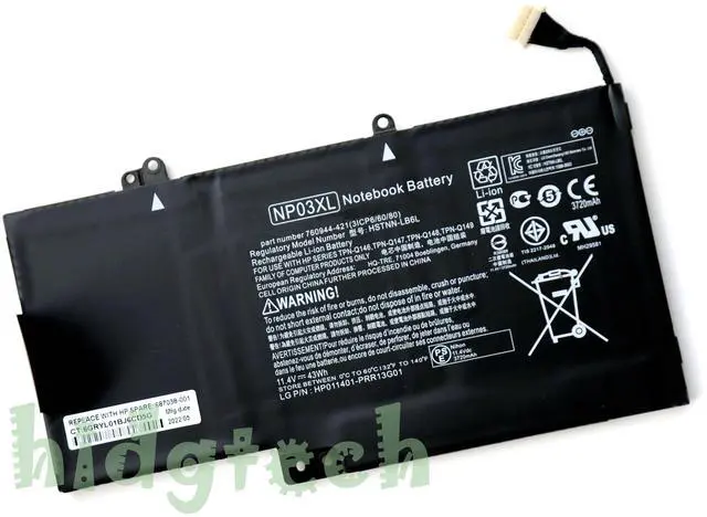 New NP03XL Battery for HPPavilion Envy X360 13-A010DX 15-U437CL 15
