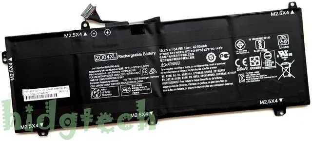 Main image of New ZO04 ZO04XL Battery For HP ZBook Studio G3 G4 Series 808396-421 808450-001 HSTNN-LB6W