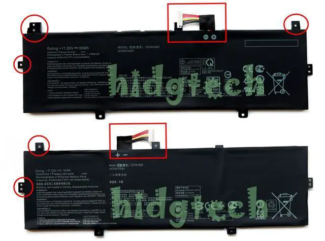 Main image of New C31N1620 Battery for Asus ZenBook UX430 UX430UA UX430UN UX430UNR UX430UQ U4100UQ Pro PU404 PU404UF U4100U Series Type B