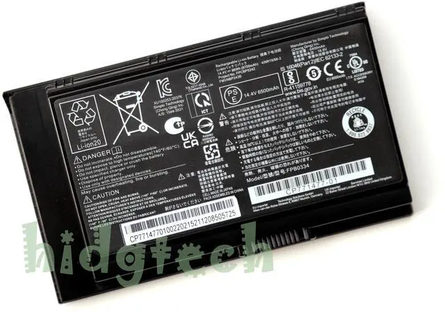 Main image of New FPB0334 FPCBP524Z FMVNBP243B Battery for Fujitsu Celsius H780 H980 Series 41NR19/66-2