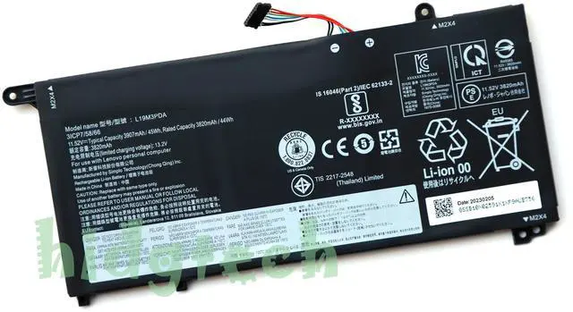 Main image of NEW L19C3PDA L19L3PDA L19M3PDA L19D3PDA Battery For Lenovo Thinkbook 14 G2 Itl Are / 14 G3 Acl Itl / 15 G2 Itl Are / 15 G3 Acl Itl Series SB10Z21208 SB10Z21203