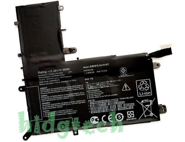 Main image of B41N1827 New Battery for Asus ZenBook Flip 15 UX562FA UX562FD UX562IQ UX562IA Series 0B200-03070200 41CP5/57/80