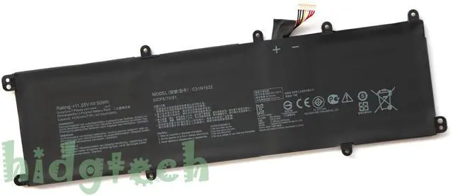 Main image of New C31N1622 Battery for Asus Zenbook UX530 UX530UQ UX530UX UX3430UA UX430UA UX430UN U5100U Series 31CP5/70/81