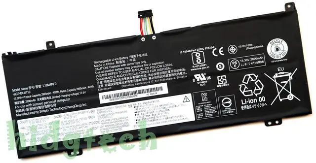 Main image of New L18C4PF0 L18D4PF0 L18M4PF0 Battery For Lenovo ThinkBook 13s 13s-IML 13s-IWL 14s 14s-IWL Series