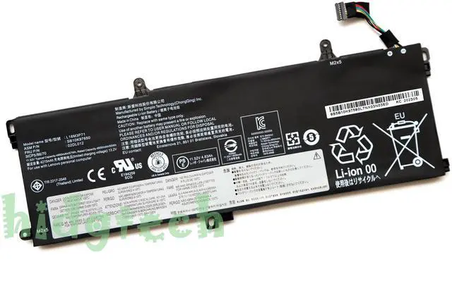 Main image of New L18M3P71 L18L3P71 L18S3P71 Laptop Battery for Lenovo ThinkPad T590 P53S T15 Series 02DL010, 02DL011, 02DL012, SB10K97649