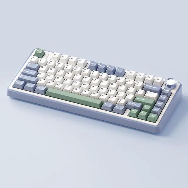 Alt view image 3 of 7 - wired Mechanical Gaming Keyboard with LIGHTSYNC ABS Lighting, Linear Switches (GX Red), and Keyboard Palm Rest, PC and Mac Compatible - White Mist