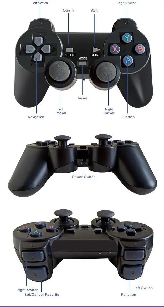 Alt view image 7 of 7 - Retro Arcade M8-4K Wireless Gaming Console: 4K HDMI Mini Home System with 2.4G Tech, Classic Design & TV Compatibility for Vintage Gaming Revival