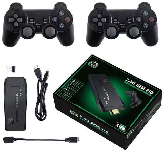 Alt view image 5 of 7 - Retro Arcade M8-4K Wireless Gaming Console: 4K HDMI Mini Home System with 2.4G Tech, Classic Design & TV Compatibility for Vintage Gaming Revival