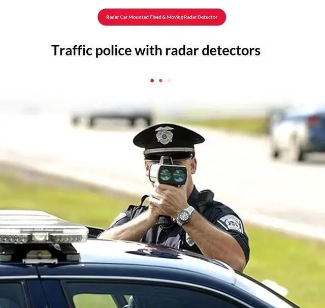 Main image of DQDRM Electronic dog in-vehicle radar speed detection and warning device, speed detection camera, in-vehicle mobile speed detection radar, in-vehicle laser radar speed detector