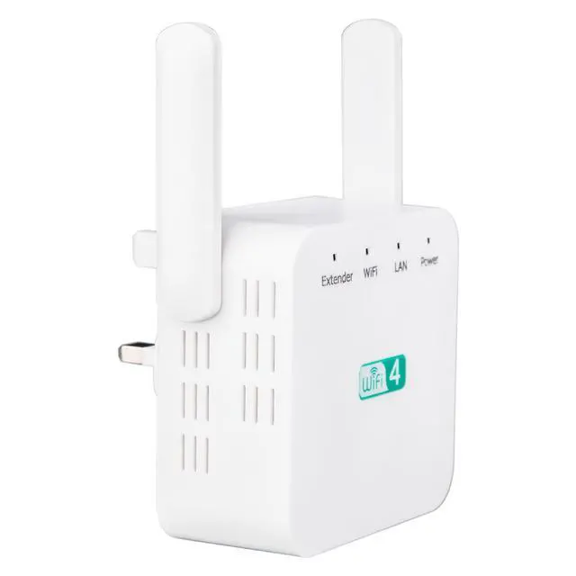Alt view image 2 of 7 - 300M Wireless Repeater, 2.4G Wireless Signal Extender, Amplifier for WiFi Signals