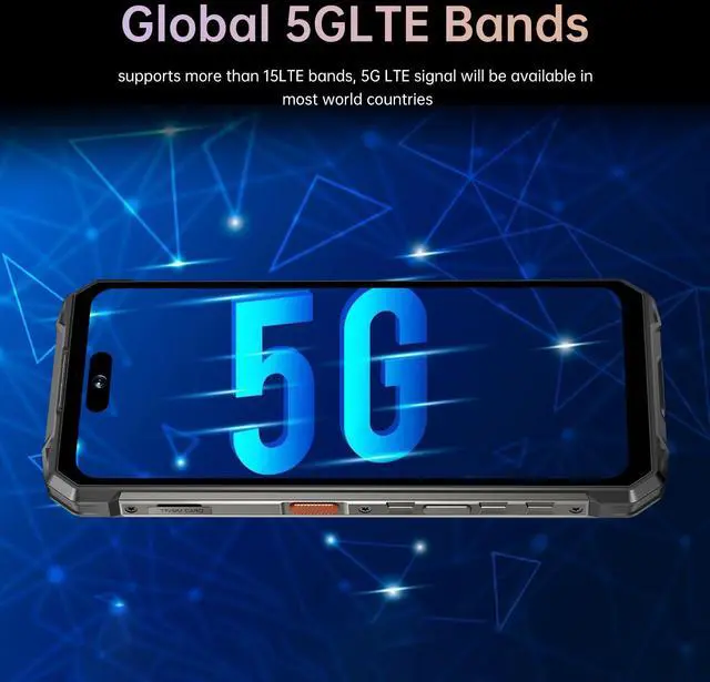 Alt view image 5 of 7 - 6.8 inch 12G 256GB 10 core battery capacity of 10000mA cell phone IP68/IP68K triple protection waterproof technology shockproof and dustproof large battery, supports NFC infrared remote control phone