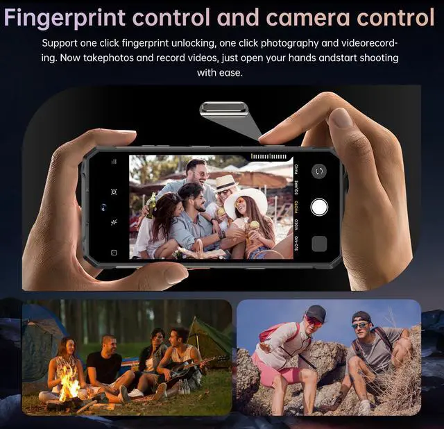 Alt view image 7 of 7 - 6.8 inch 12G 256GB 10 core battery capacity of 10000mA cell phone IP68/IP68K triple protection waterproof technology shockproof and dustproof large battery, supports NFC infrared remote control phone