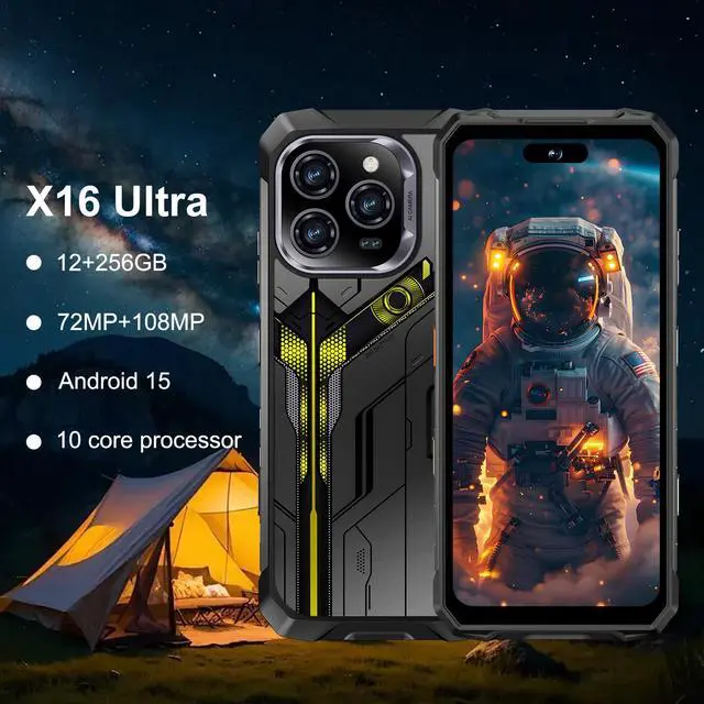 Main image of S26 Ultra Rugged Smartphone Global Dual 12+256GB Waterproof Drop Resistant 6.9" OLED 90Hz Display 108MP Three-proof Mobile Phone