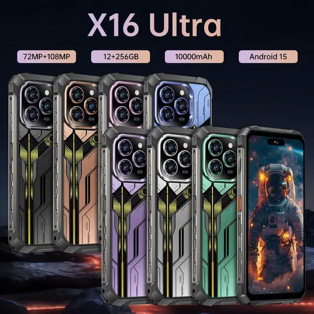 Alt view image 2 of 7 - 2025 hit product - S26 ultra-durable mobile phone with 12+256GB storage, 6.9-inch 90Hz screen, 108MP triple camera, IP68 waterproof and shockproof, global dual SIM version