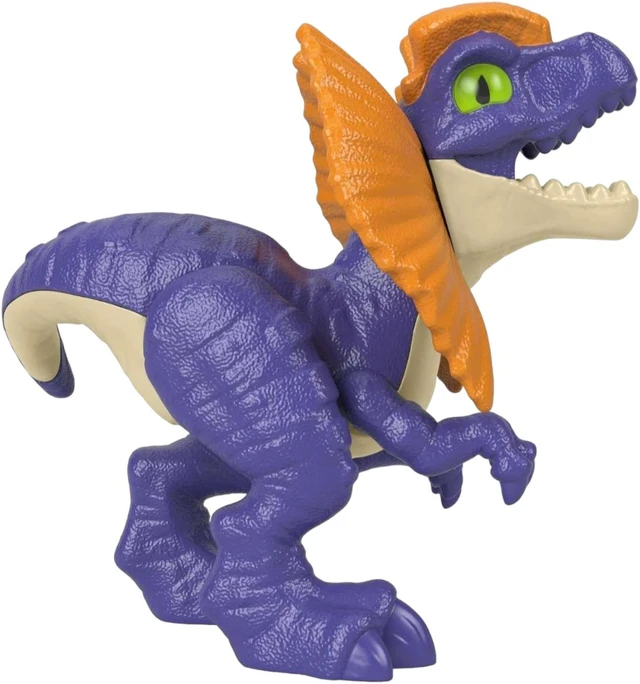 Alt view image 2 of 7 - Fisher-Price Jurassic World Dominion Imaginext Baby Dilophosaurus Dinosaur Toy