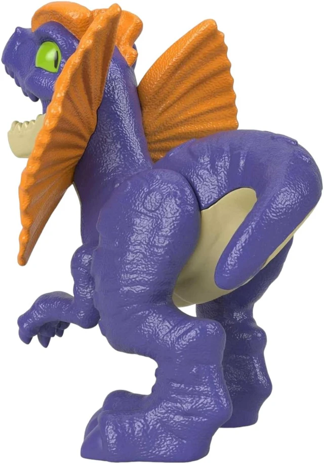 Alt view image 3 of 7 - Fisher-Price Jurassic World Dominion Imaginext Baby Dilophosaurus Dinosaur Toy