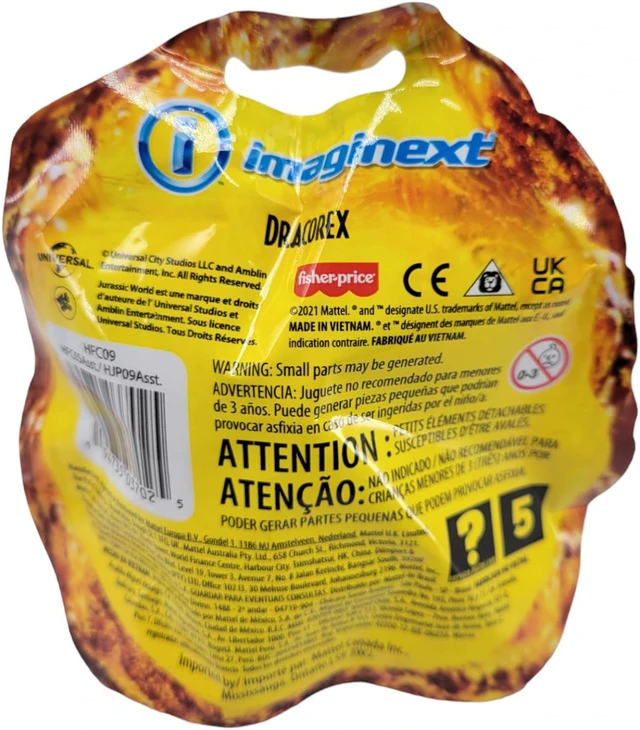 Alt view image 7 of 7 - Fisher-Price Jurassic World Dominion Imaginext Baby Dracorex Dinosaur Toy
