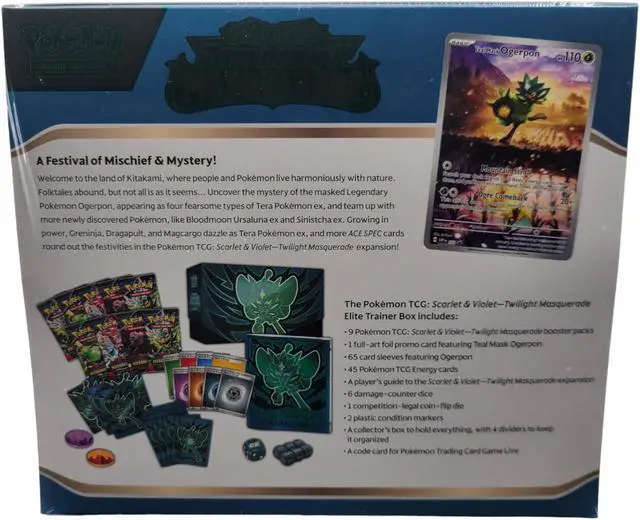 Alt view image 7 of 7 - Pokemon TCG: Scarlet & Violet - Twilight Masquerade Elite Trainer Box