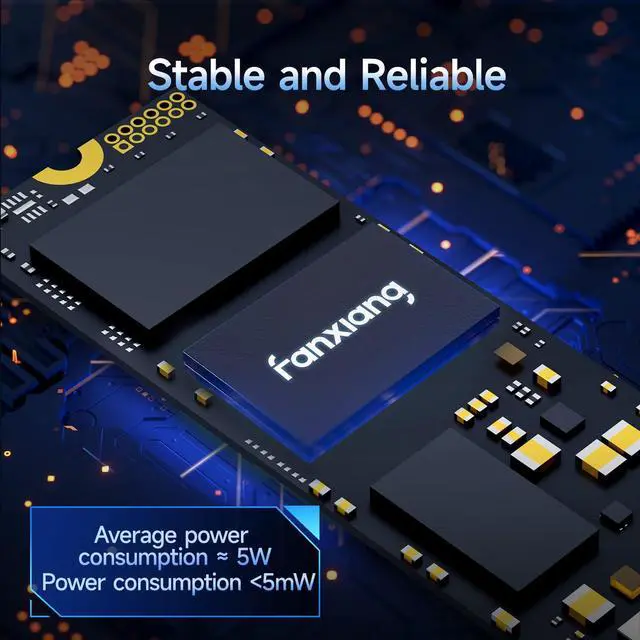Alt view image 4 of 7 - fanxiang S501Q SSD 512GB PCle 3.0x4 Internal Solid State Drive, NVMe M.2 2280 Internal Solid State Drive, SLC Cache 3D NAND QLC Up to 3200MB/s for Laptop and PC Desktops