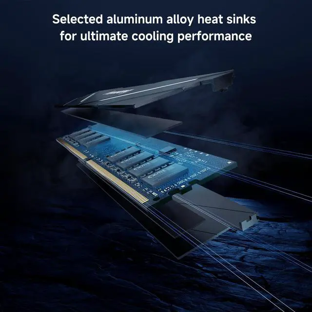 Alt view image 6 of 7 - Fanxiang RGB 32GB (2 x 16GB) 288-Pin PC RAM DDR4 3200 (PC4 25600) Desktop Memory for Intel XMP2.0 PC Gaming Computer Memory Module Kit