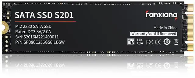 Main image of Fanxiang M.2 2280 SATA III 3D NAND TLC SSD 128GB SATA Internal Solid State Drive, NGFF SSD Drive , Up to 550MB/s 6Gb/s, , Compatible with Laptop and PC Desktop