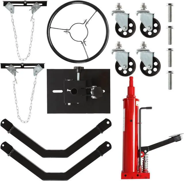 Alt view image 3 of 7 - Transmission Jack Heavy Duty Professional Hydraulic Transmission Jack High Lift 2 Stage Adjustable Telescoping 1/2 Ton Capacity Tack Adapter for Floor Jack Car Lift with Foot Pedal