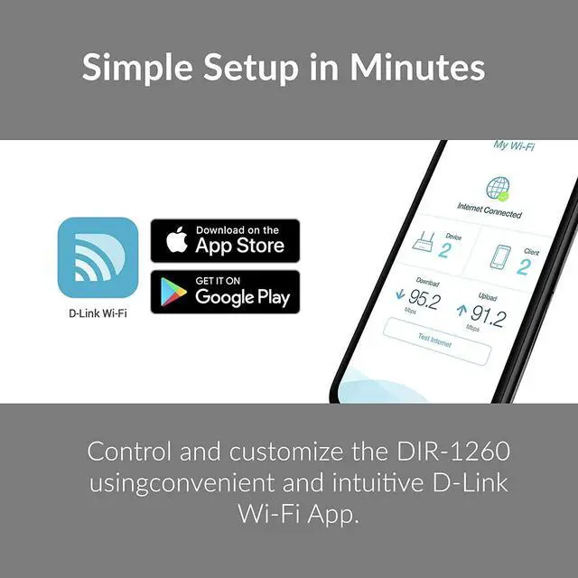 Alt view image 13 of 15 - D-Link Gigabit AC1200 WiFi Router