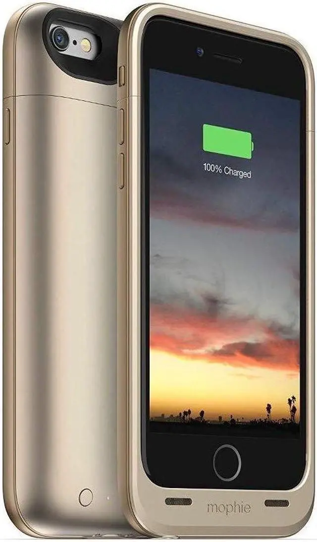 Alt view image 4 of 10 - mophie juice pack Air for iPhone 6/6s (2,750mAh)- Blue