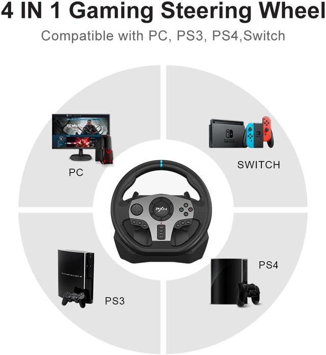 PXN Gaming Racing Wheel V9 Gaming Steering Wheel 270/900° Car
