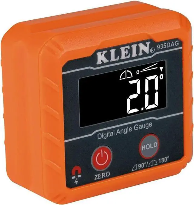 Alt view image 5 of 7 - Klein Tools AEPJS2 Bluetooth Speaker with Magnetic Strip and Hook, Rechargeable & 935DAG Digital Electronic Level and Angle Gauge, Measures 0-90 and 0-180 Degree Ranges