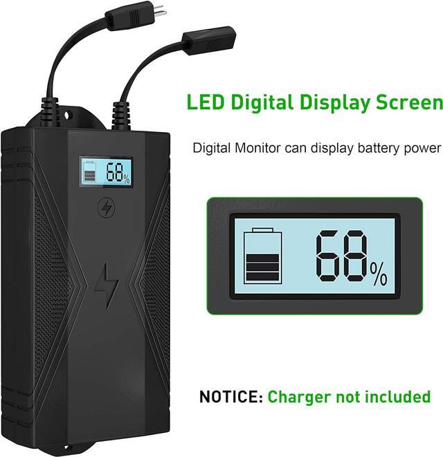 Alt view image 4 of 7 - Battery Pack for Reclining Furniture with Charger, 2500mAh Recliner Battery Pack Rechargeable for Power Recliner, Lift Chair and Couch, Fit Okin-Limoss-Berkline with LED Display