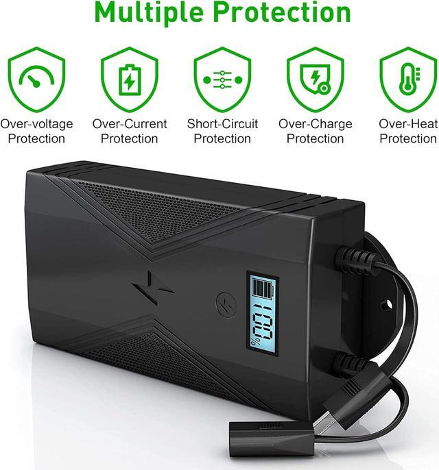 Alt view image 5 of 7 - Battery Pack for Reclining Furniture with Charger, 2500mAh Recliner Battery Pack Rechargeable for Power Recliner, Lift Chair and Couch, Fit Okin-Limoss-Berkline with LED Display