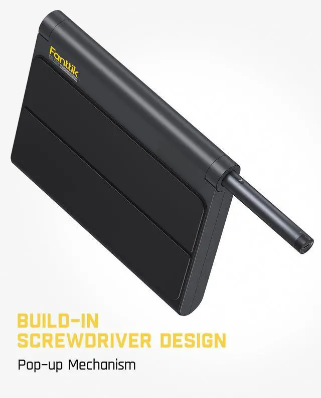 Alt view image 4 of 7 - Electric Screwdriver Kit, Precision Screwdriver Set, 64 Magnetic Bits, 12 Types Fix Tools, 0.05/0.2 N.m, Repair Tool for Phone Laptop Watch Electronics - E1 NEX Workstation