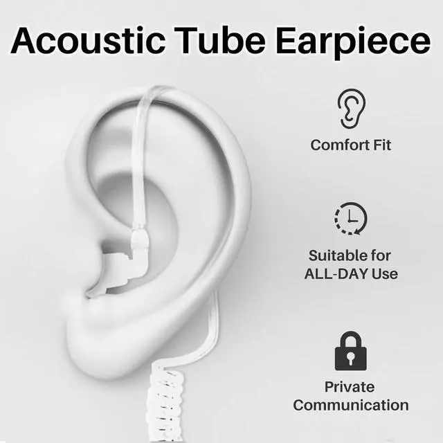 Alt view image 2 of 7 - TD-V2 Walkie Talkies for Adults with Earpiece 2 Way Radios Walkie Talkies Long Range with Flashilght Two Way Radio Rechargeable for Business or Family (20 Pack)