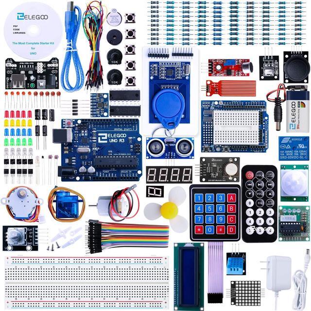 Main image of UNO R3 Project Most Complete Starter Kit with Tutorial Compatible with Arduino IDE (200+ Components)