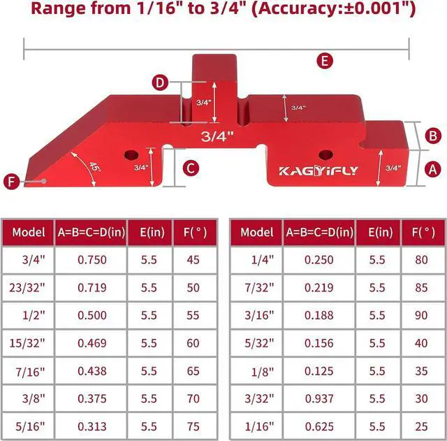 Alt view image 5 of 7 - Setup Blocks Woodworking, 14pcs Aluminum Height Gauge Set for Router Table Saw and Angle Measure up (Each Bars has Different Thickness) -